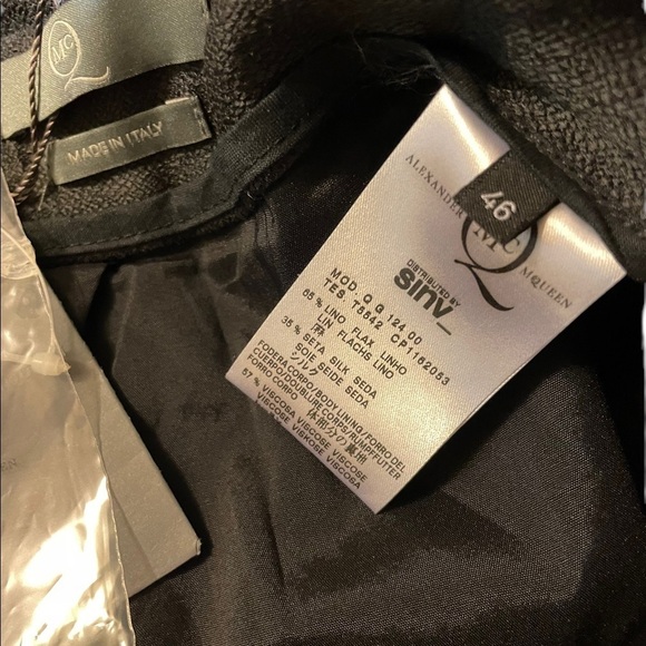 Alexander McQueen Silk Blend Pleat Puff Knee Length Bubble Skirt - Picture 5 of 7